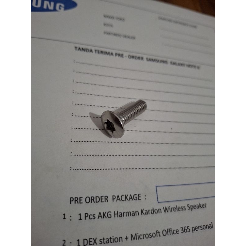 baut bilah segitiga mesin cuci front loading SHARP