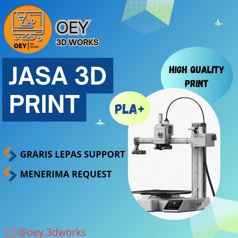 Jasa 3D Print PLA+