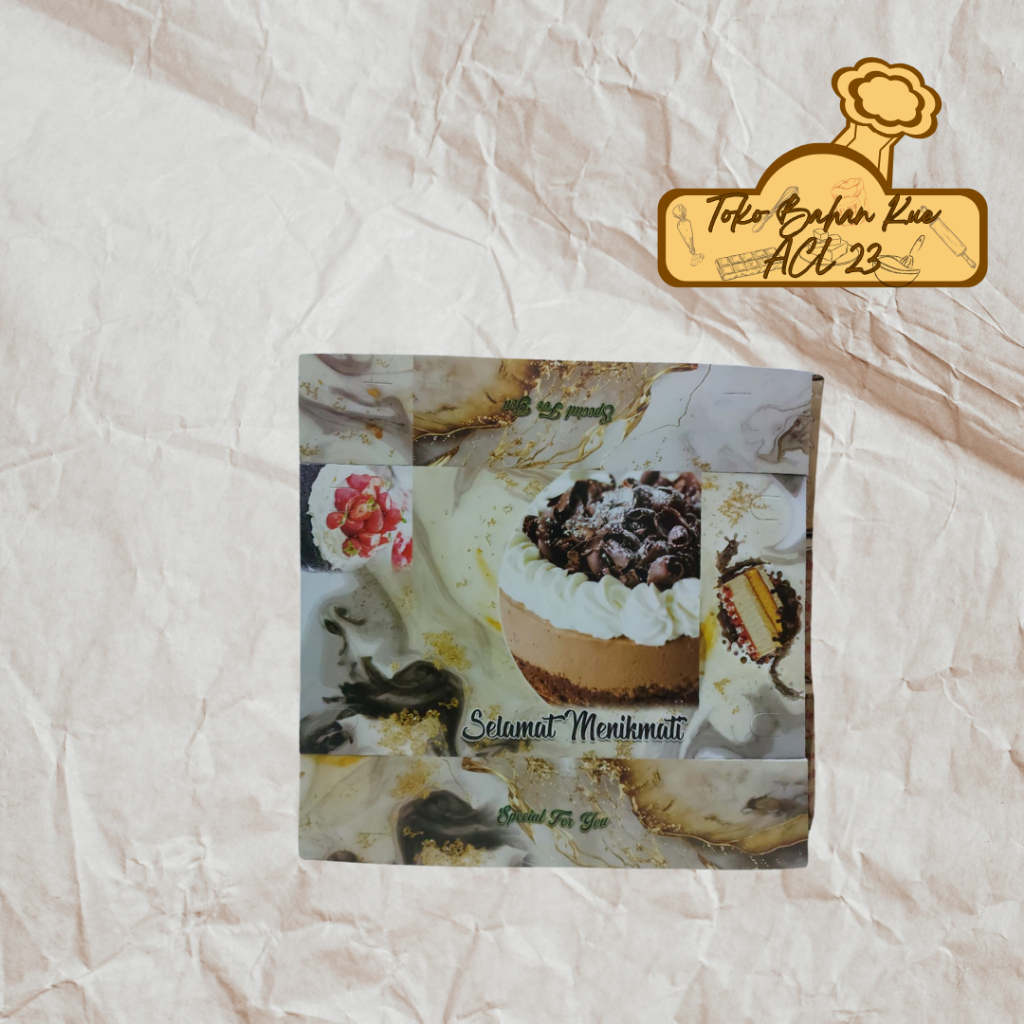 Kotak Kue/Kotak Bolu/Kotak Lux/Kotak Kue Luxury 25cm x 25cm x 9,5cm