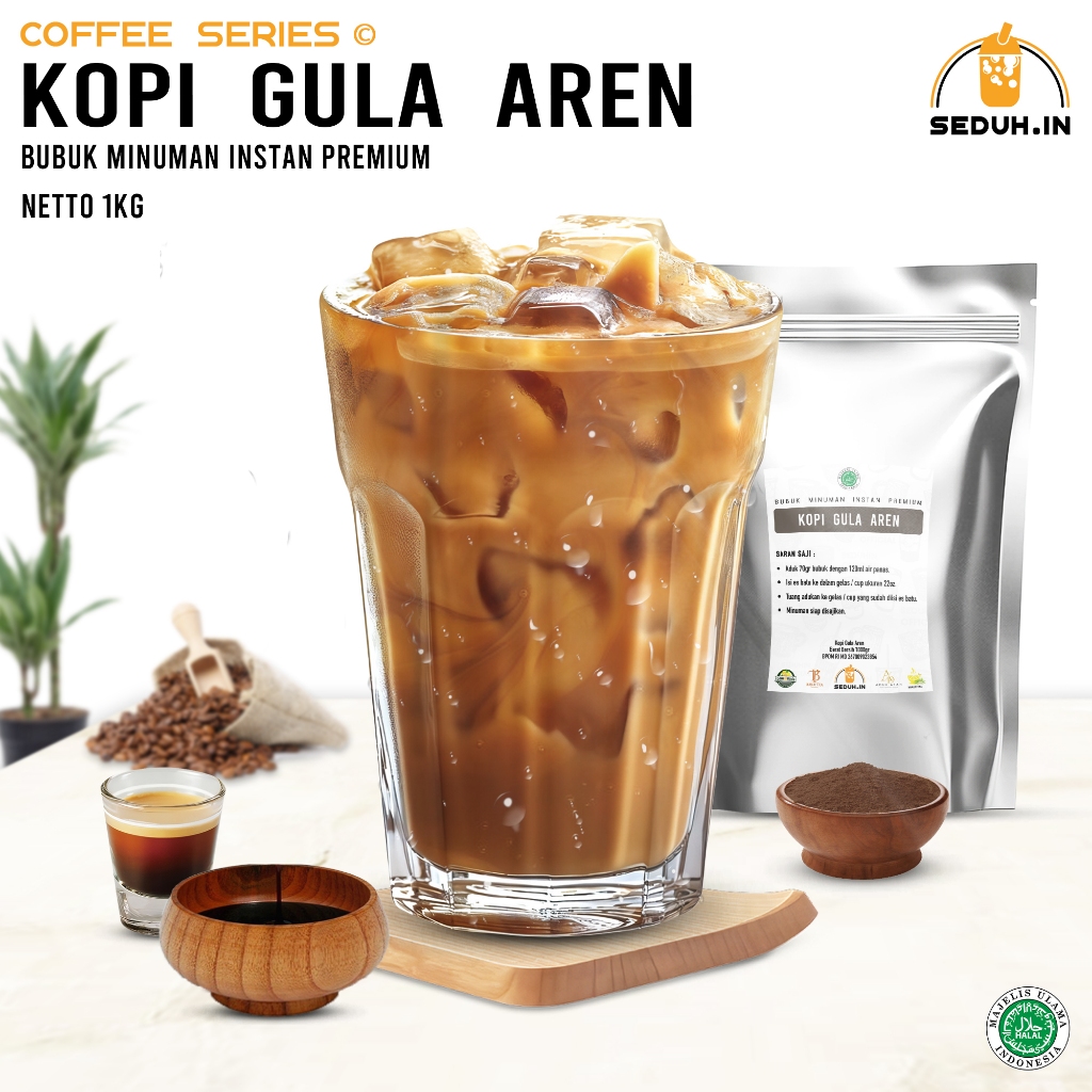 

darmavanss - seduhin kopi gula aren 1kg bubuk minuman premium instan halal