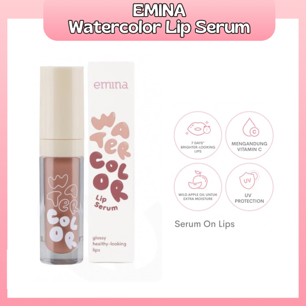 Emina Watercolor Lip Serum 2g | Serum Bibir