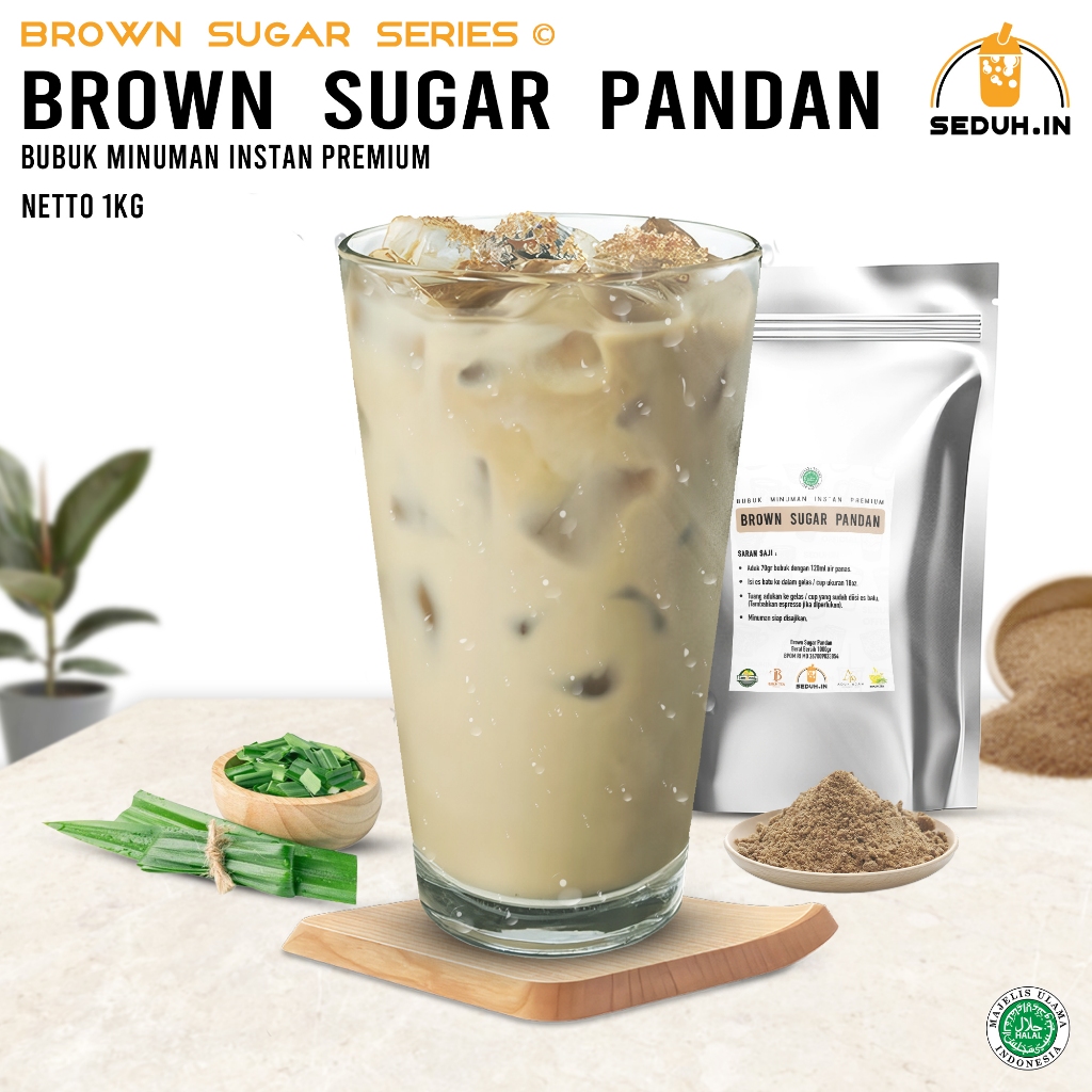 

BROWN SUGAR PANDAN 1KG / BUBUK MIUNUMAN PREMIUM