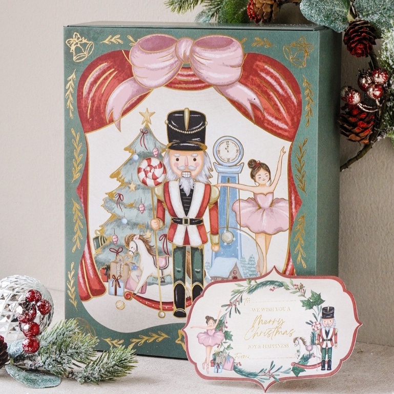 

Diskon Produk 1 1PCS Giftbox Natal Gift Box Christmas Kotak Hamper Natal Kotak Kue Natal Christmas Box