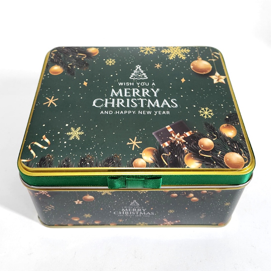 

Diskon Sekarang Kaleng Natal Box Christmas 17x14x8 cm Kotak Hampers Natal Hijau Souvenir Kue Kering Hapunni