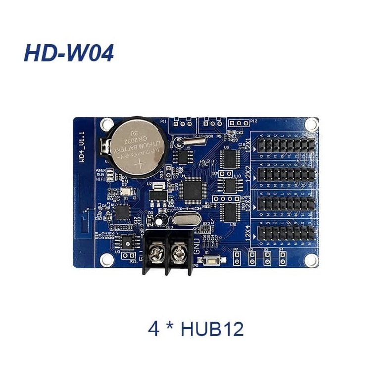 ontroller CHuidu HDW4 Wifi Running Text P1