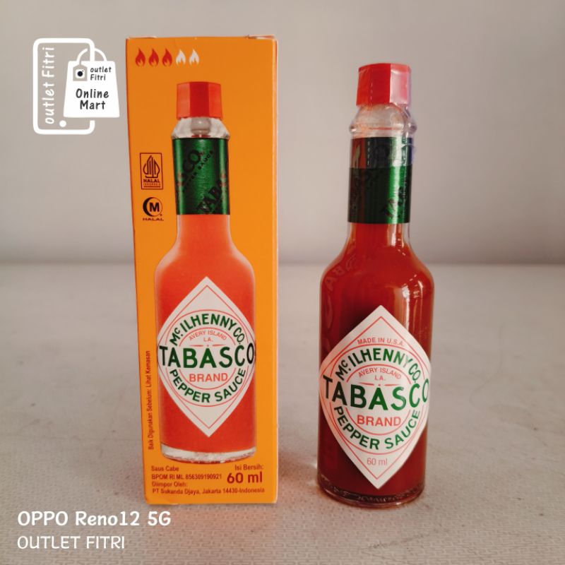 

[60ml] TABASCO Pepper Sauce - Red Pepper - McIlhenny Co