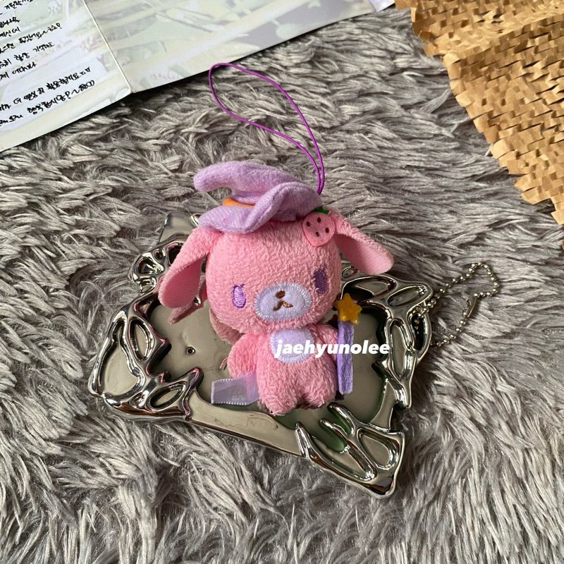 sugarbunnies witch plushie keychain