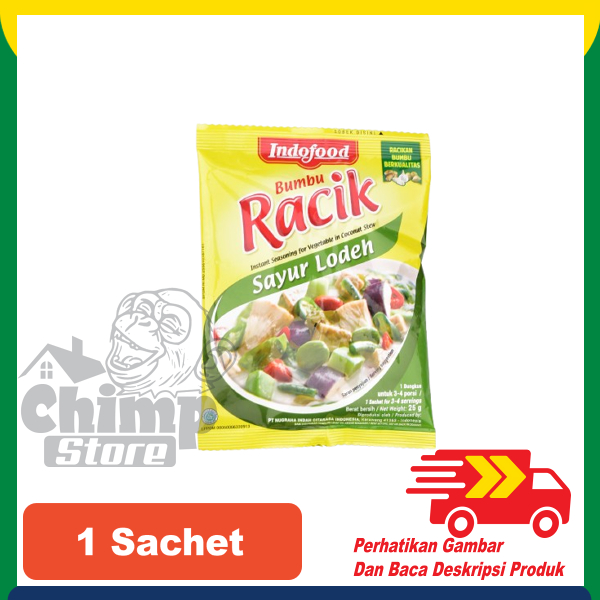 

Indofood Bumbu Racik Sayur Lodeh Instant Praktis 1 Bungkus Pcs Sachet