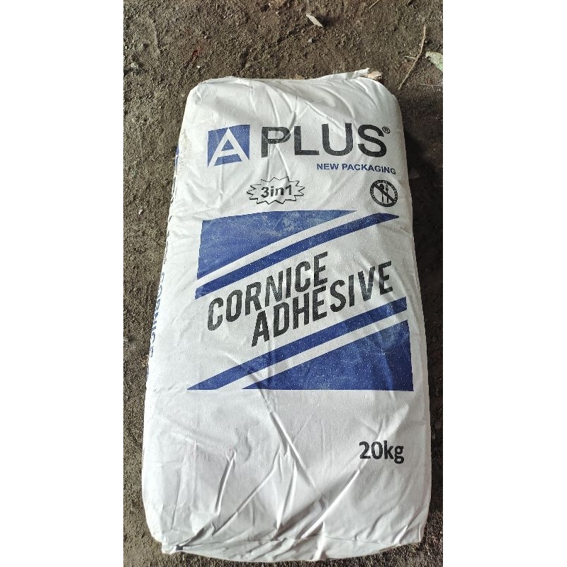 Cornice A-plus eceran  / repack 1kg. bubuk gypsum. cornice gypsum