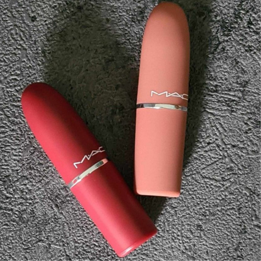 MAC Cosmetics Hail To The Chic Lipstick Trio sisa varian Teddy 2.0 Powder Kiss Lipstick Teddy