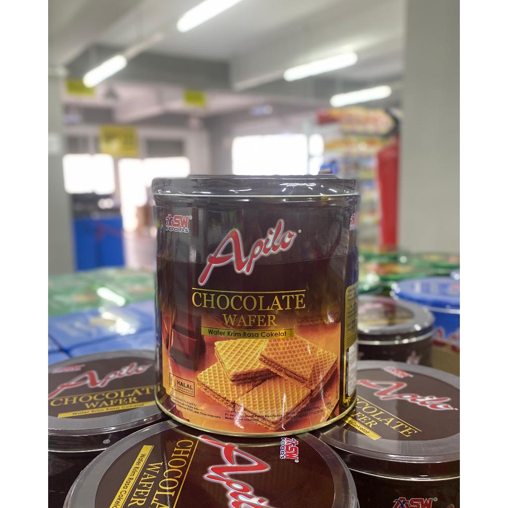 

Roti Kaleng Apilo Chocolate Vafer 290 gr Edisi Lebaran