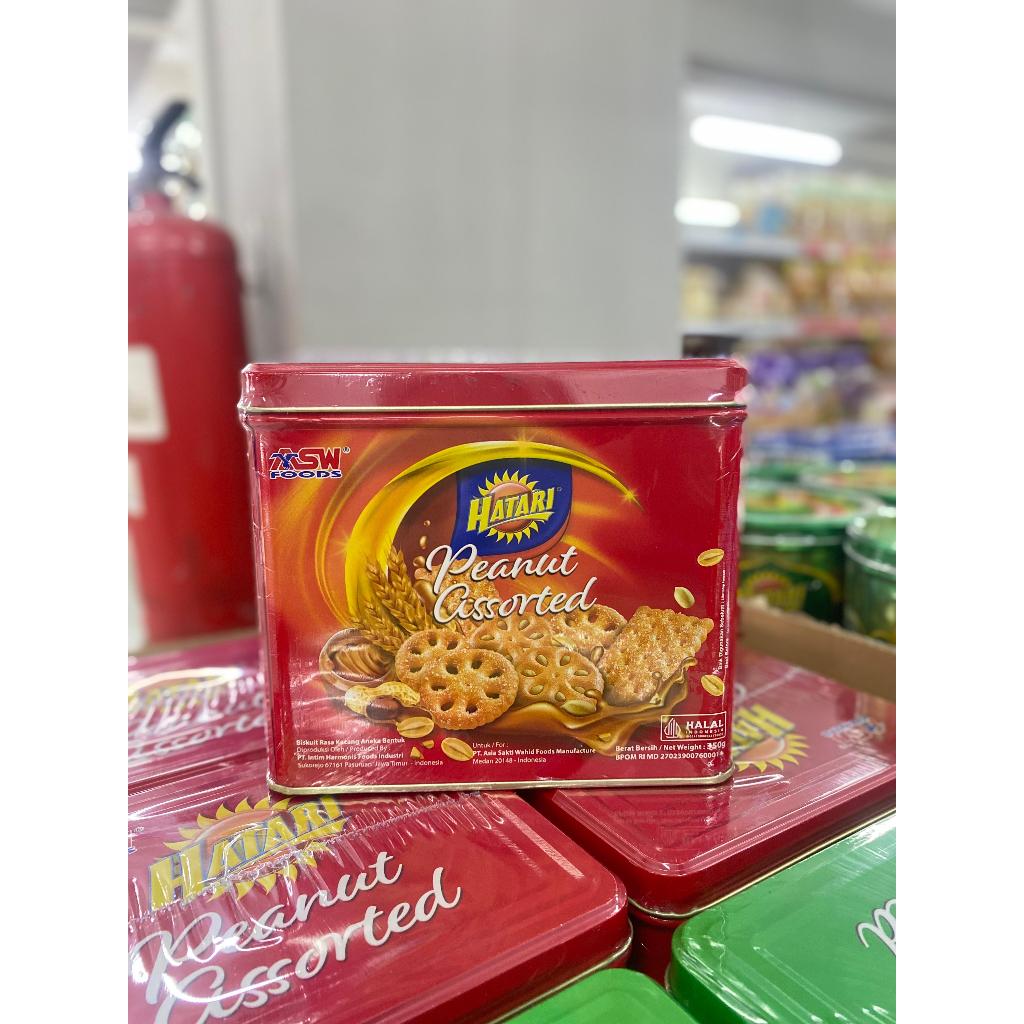 

Roti Kaleng Hatari Peanut Assorted Kaleng 350 Gram