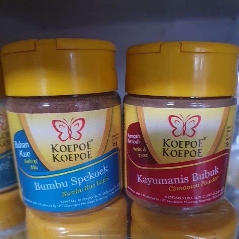 

Bumbu spekoek 25g/ KayuManis Bubuk 35g