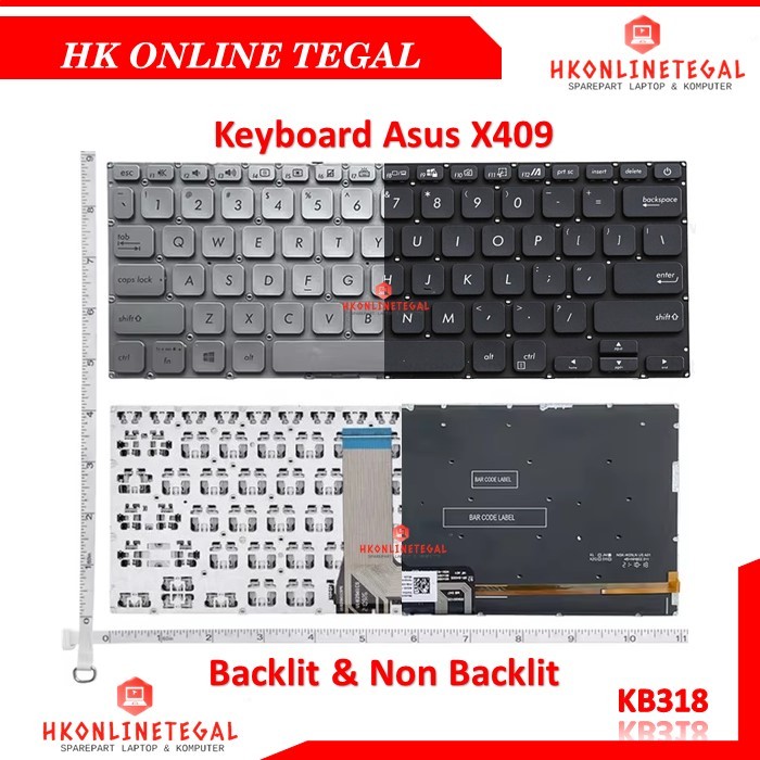 Keyboard Laptop Asus Vivobook X409 X409L X409JA X409UA X415 X415JA X416