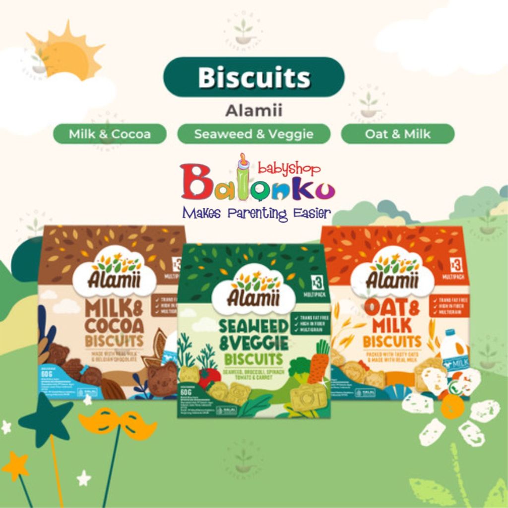 

Alamii Multigrain Biscuits (3 bags x 20g)