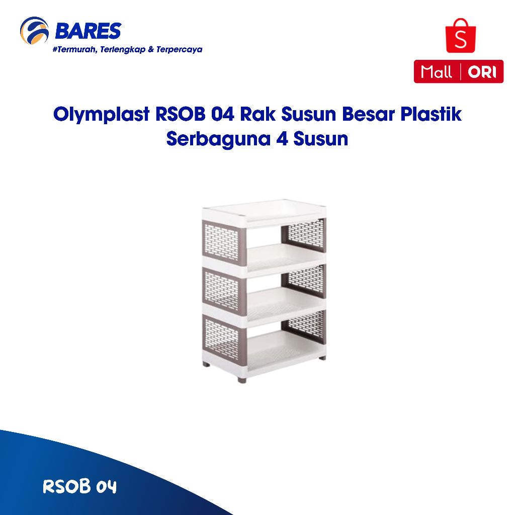 Olymplast RSOB 04 Rak Susun Besar Plastik Serbaguna 4 Susun