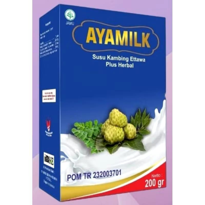 

✓Promo Akhir tahun✓AYAMILK Susu Kambing Ettawa Plus Herbal ✓ 200gr mengobati Asma