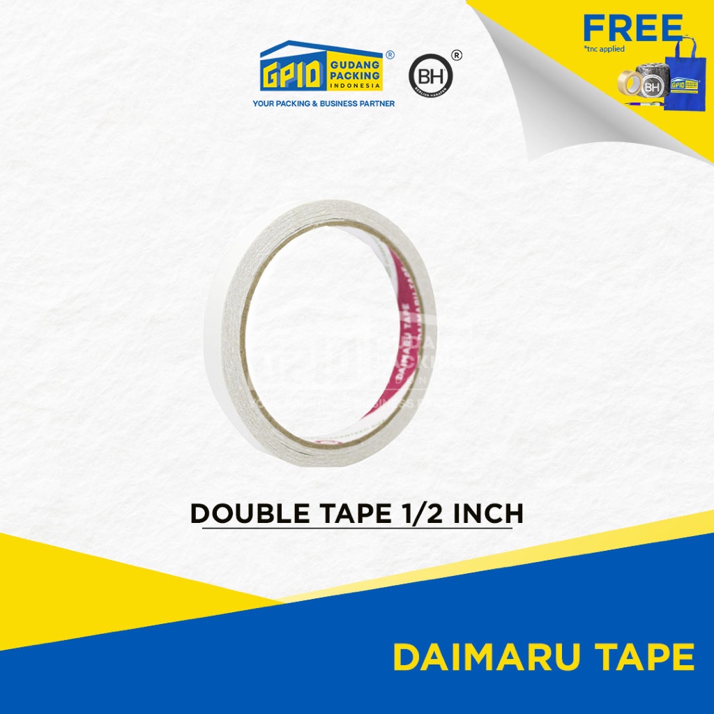 

DAIMARU - Double Tape 0,5 inch / 12mm x 12 yard