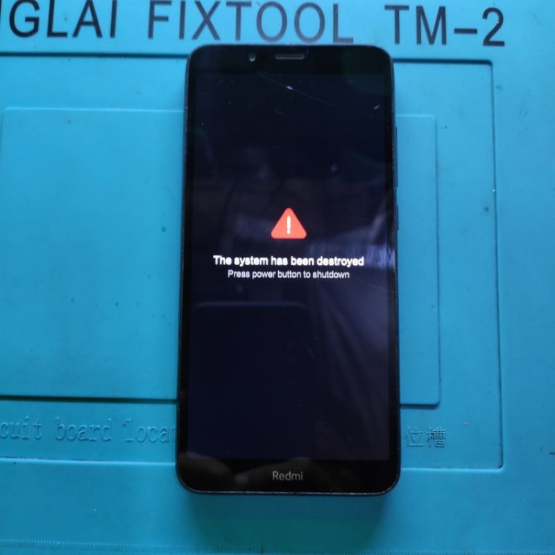 MESIN only REDMI 7A HIDUP MINUS CEK FOTO