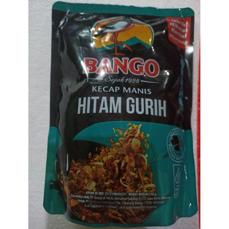 

Bango kecap manis hitam gurih 550 gram