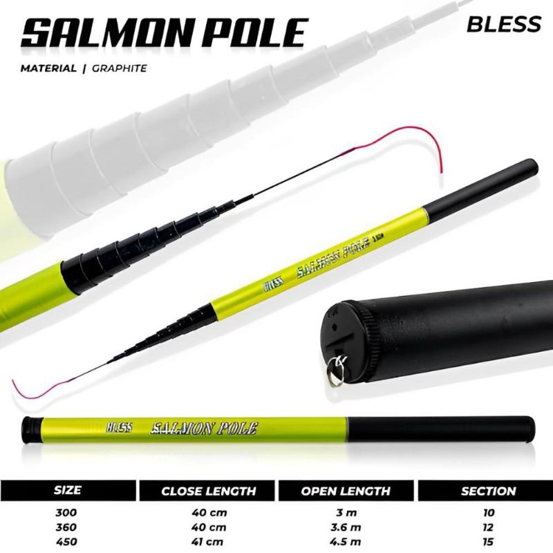 Joran Tegek Bless Salmon Pole Original