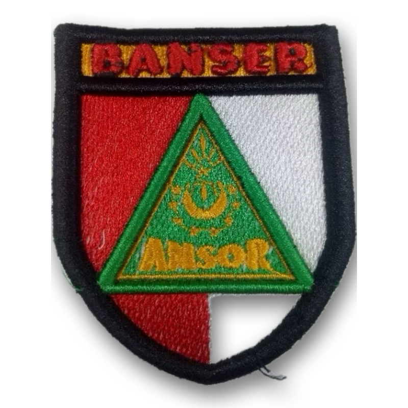 Badge Bed Ansor Banser Timbul Bordir