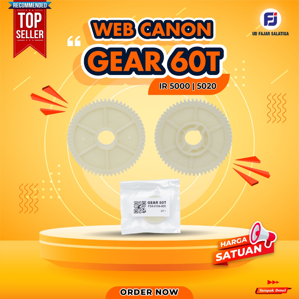 GEAR 60T WEB CANON IR 5000 5020