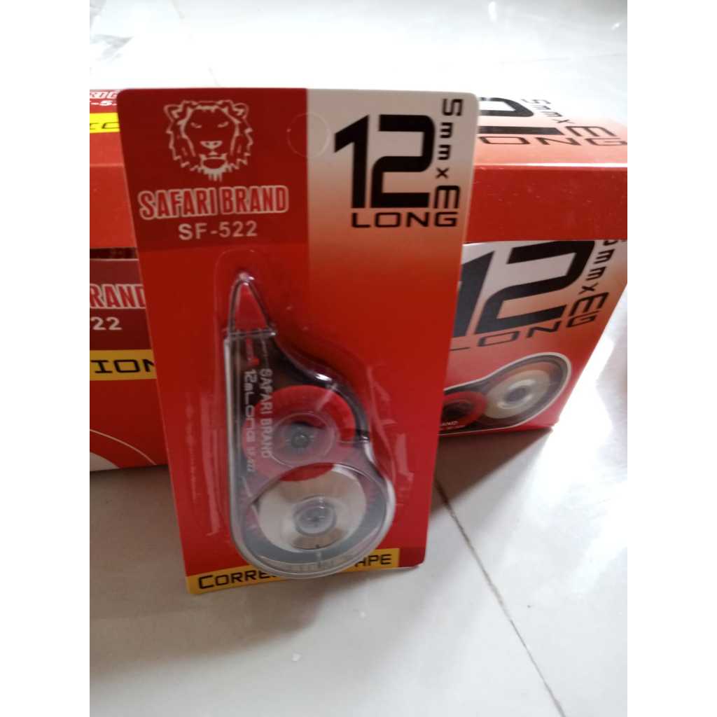 

Safari Brand SF-522 Correction Tape 12MMx10cm