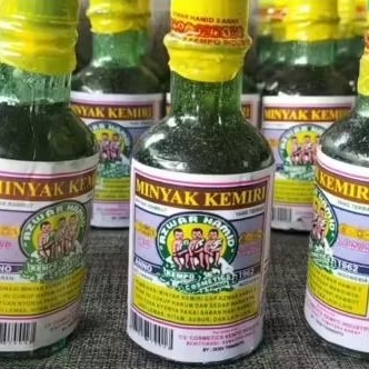 MINYAK KEMIRI Cap 3 anak 35ml l asli AZWAR HAMID Bukit tinggi l minyak rambut
