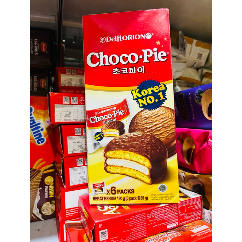 

CHOCO PIE KOREA | DELFI ORION CHOCO PIE KOREA ISI 6 138gr