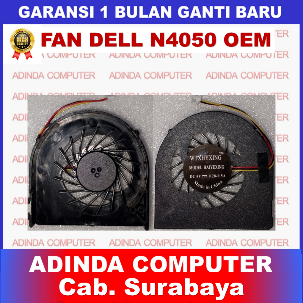 Kipas Cooling Fan Dell Inspiron M4040 N4050 N5040 N5050 M5040 V