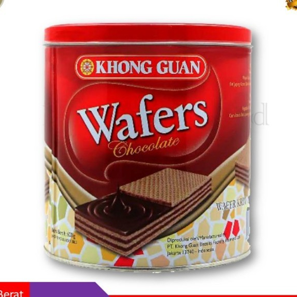 

khong guan wafer kaleng 600gr