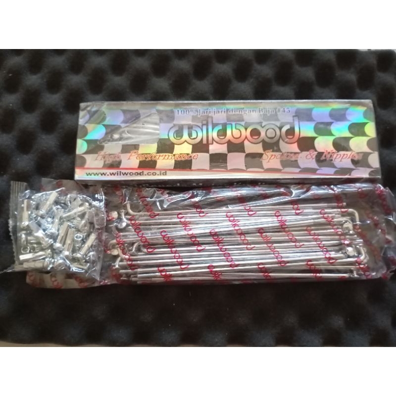 Ruji jari jari wilwood crom ring 17 gl pro, Tiger, megapro, verza, cb 150r