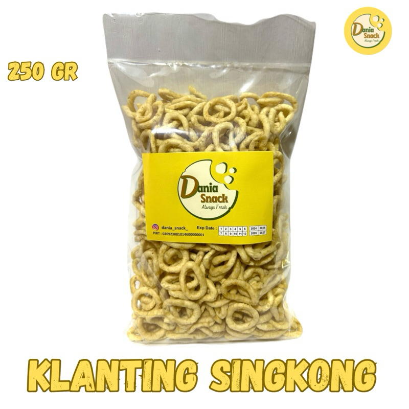 

SNACK/CEMILAN KLANTING SINGKONG GURIH ASIN RENYAH [250gram]