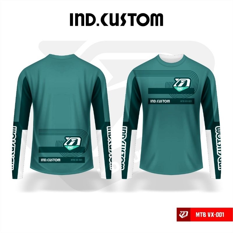 BAJU JERSEY SEPEDA MTB DH BMX  FREE CUSTOM NAMA