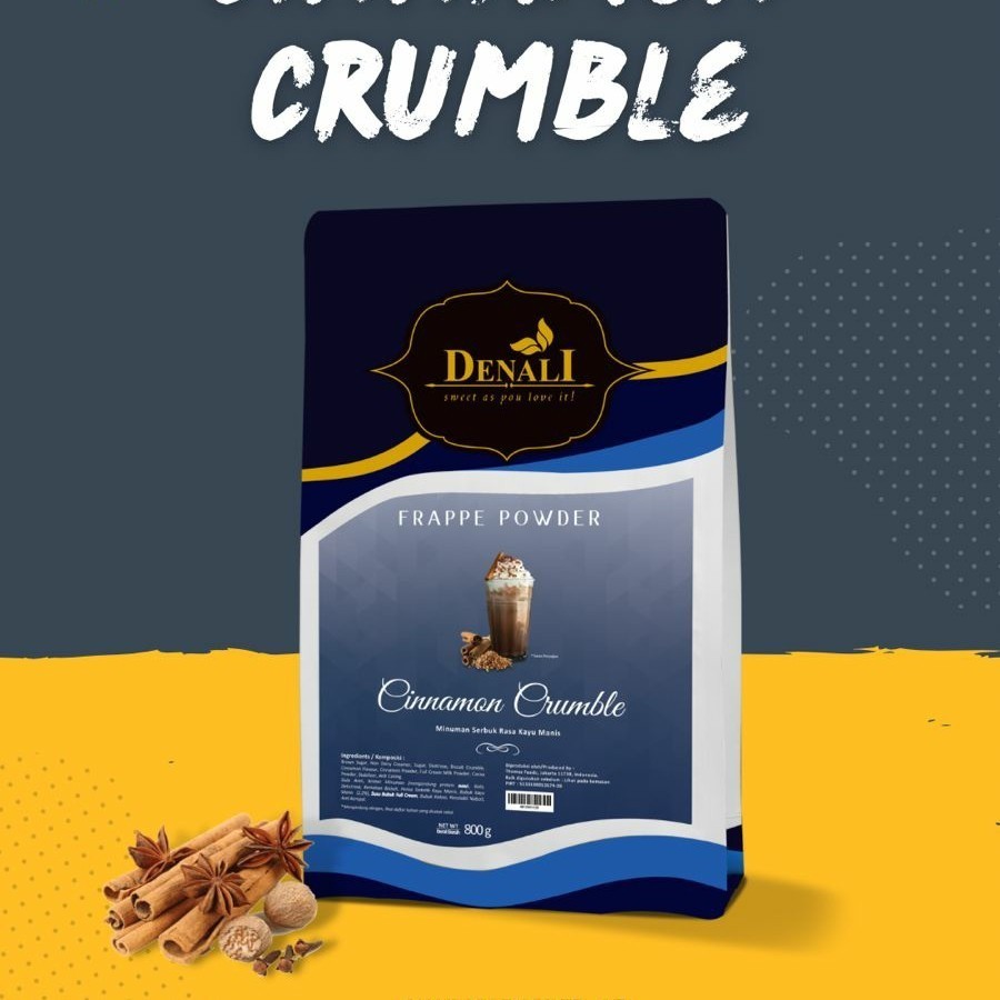 

DENALI FRAPPE POWDER CINAMON CHRUMBLE