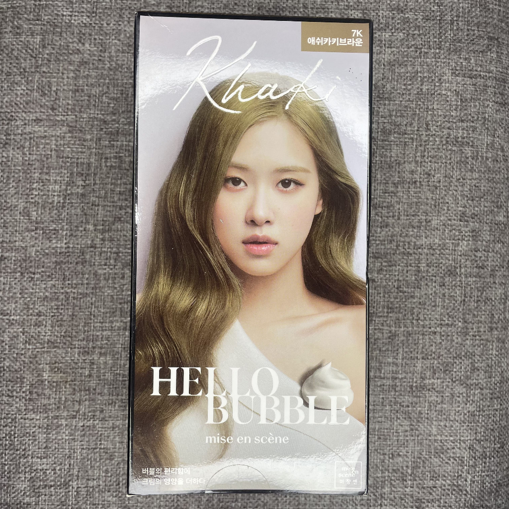 NEW MISE EN SCENE HELLO BUBBLE HAIR COLOR COLOUR PEWARNA RAMBUT DENGAN BENTUK BUBBLE FOAM WARNA TAHA