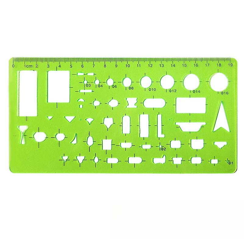 

gk 6Pcs Penggaris Bentuk Desain Interior Alat Desain Desain Grafis Perancang Alat Tulis Alat Gambar