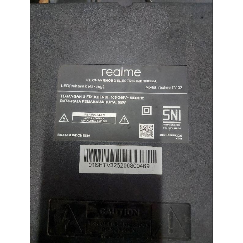 mesin motherboard tv led realme tv 32