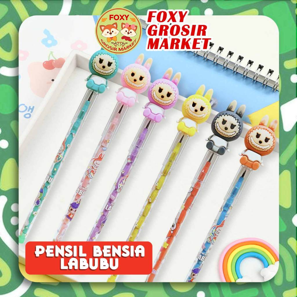

Pensil Bensia Karakter Labubu Lucu