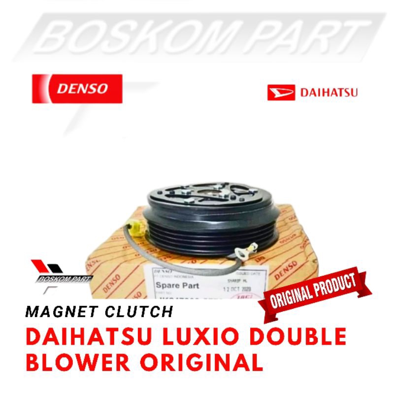 Magnet clutch AC Daihatsu Luxio Kompresor AC Luxio Double blower 
Original Denso