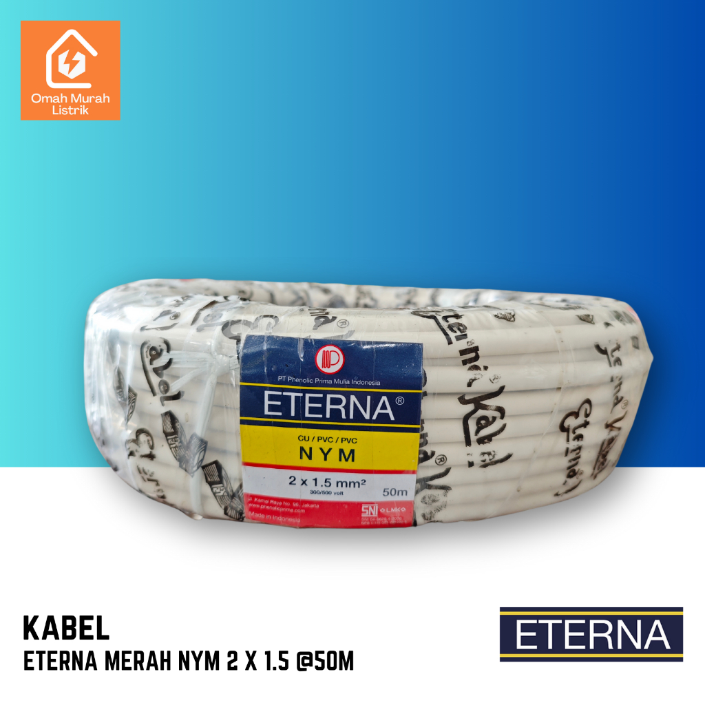 KABEL ETERNA NYM 2 x 1.5  @50METER