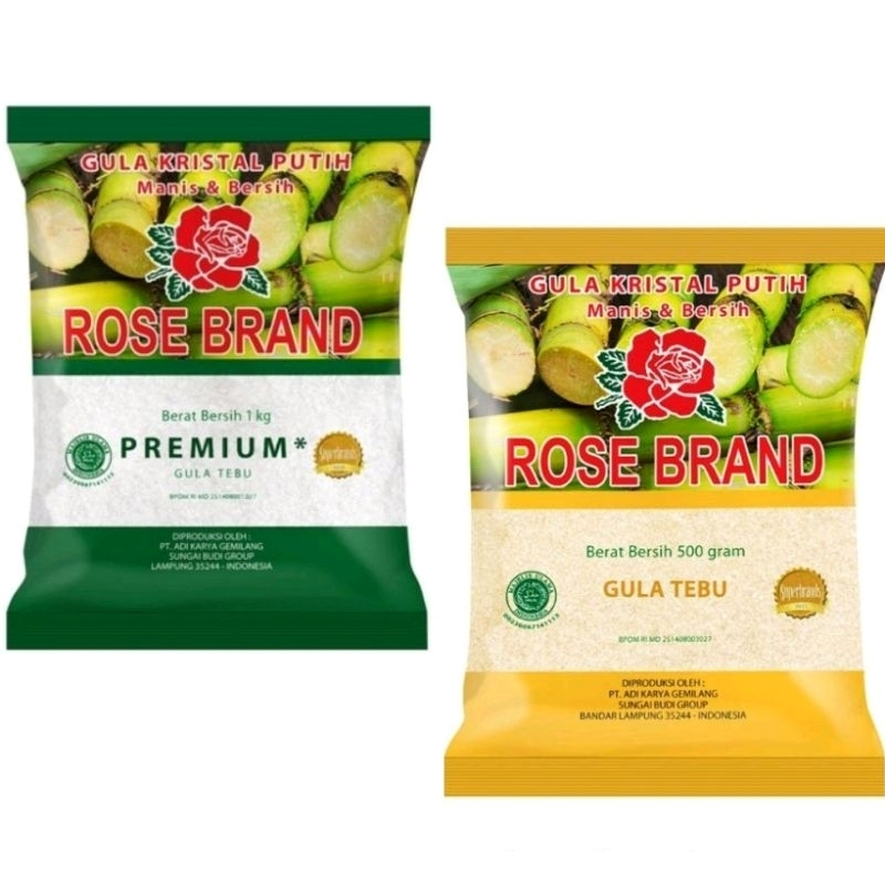 

Rose Brand Gula Kristal Putih Tebu Premium 1kg Kuning