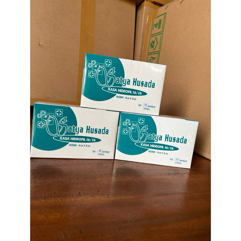 Kasa Steril Hidrofil Satya Husada isi 12 lembar