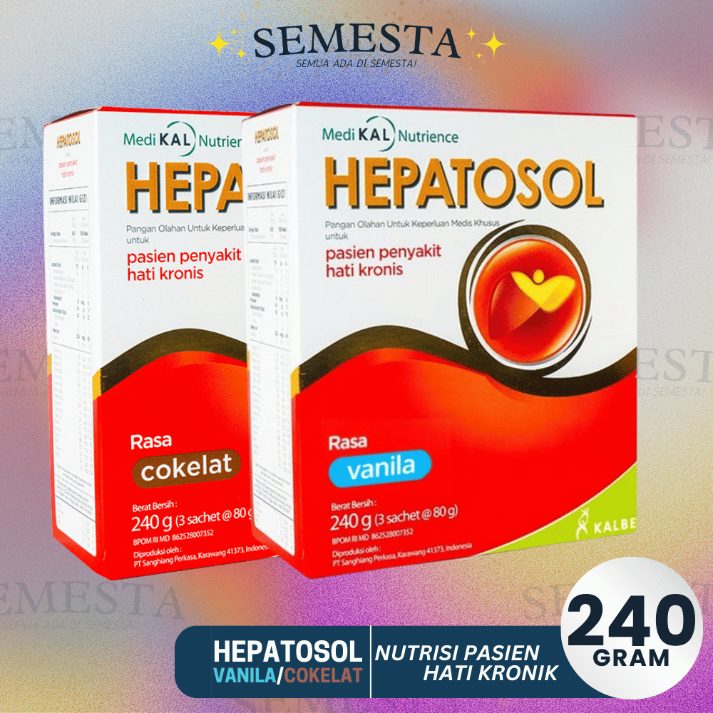 

HEPATOSOL 240gr Vanila/Cokelat