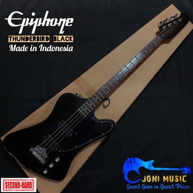 Bass Epiphone Thunderbird Black Original