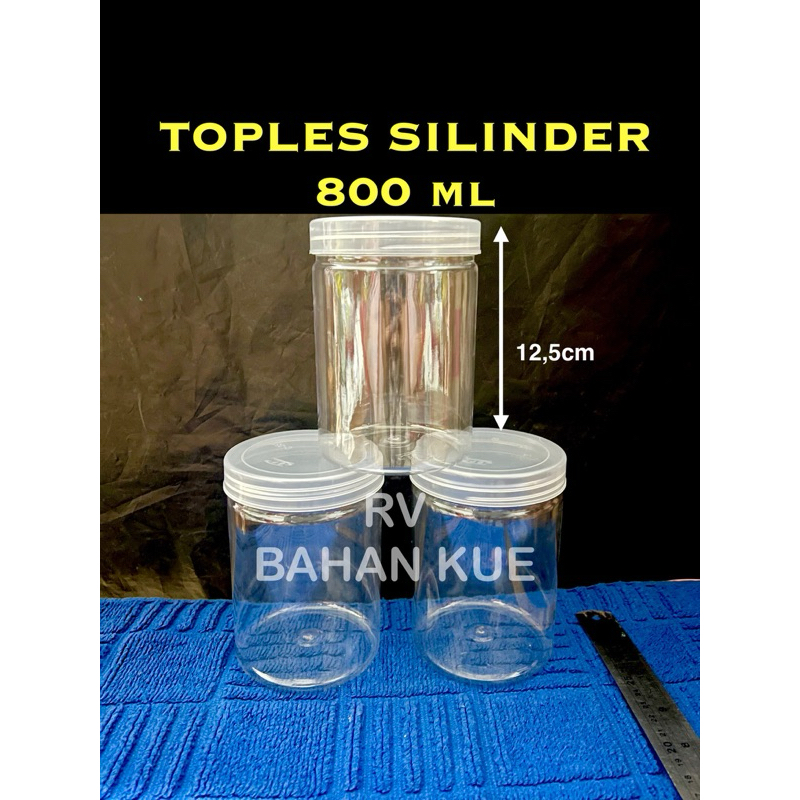 Toko RV Bahan Kue TOPLES KUE KERING BENTUK SILINDER 800ML
