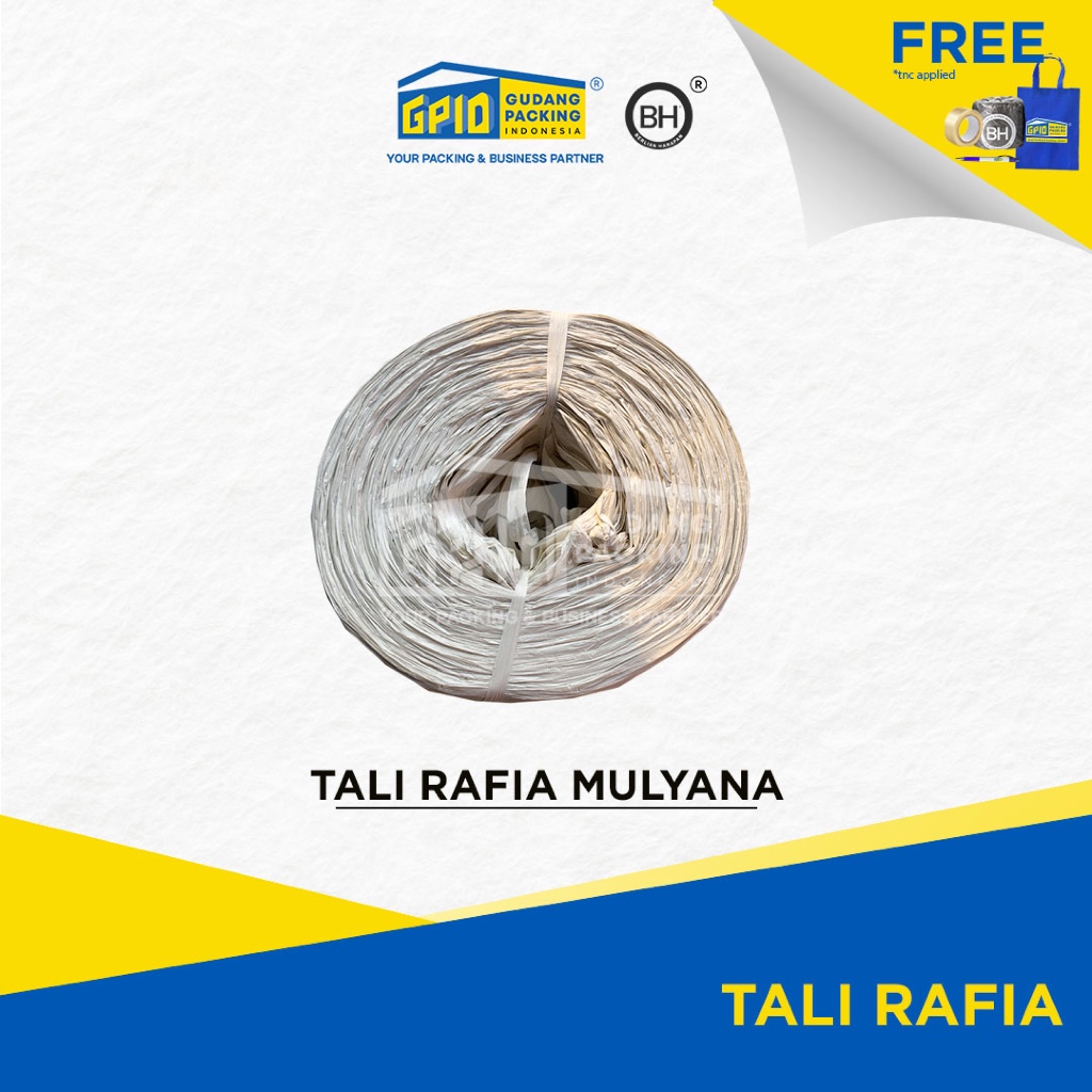 

Tali Rafia Putih 5 Kg (1 Rol)