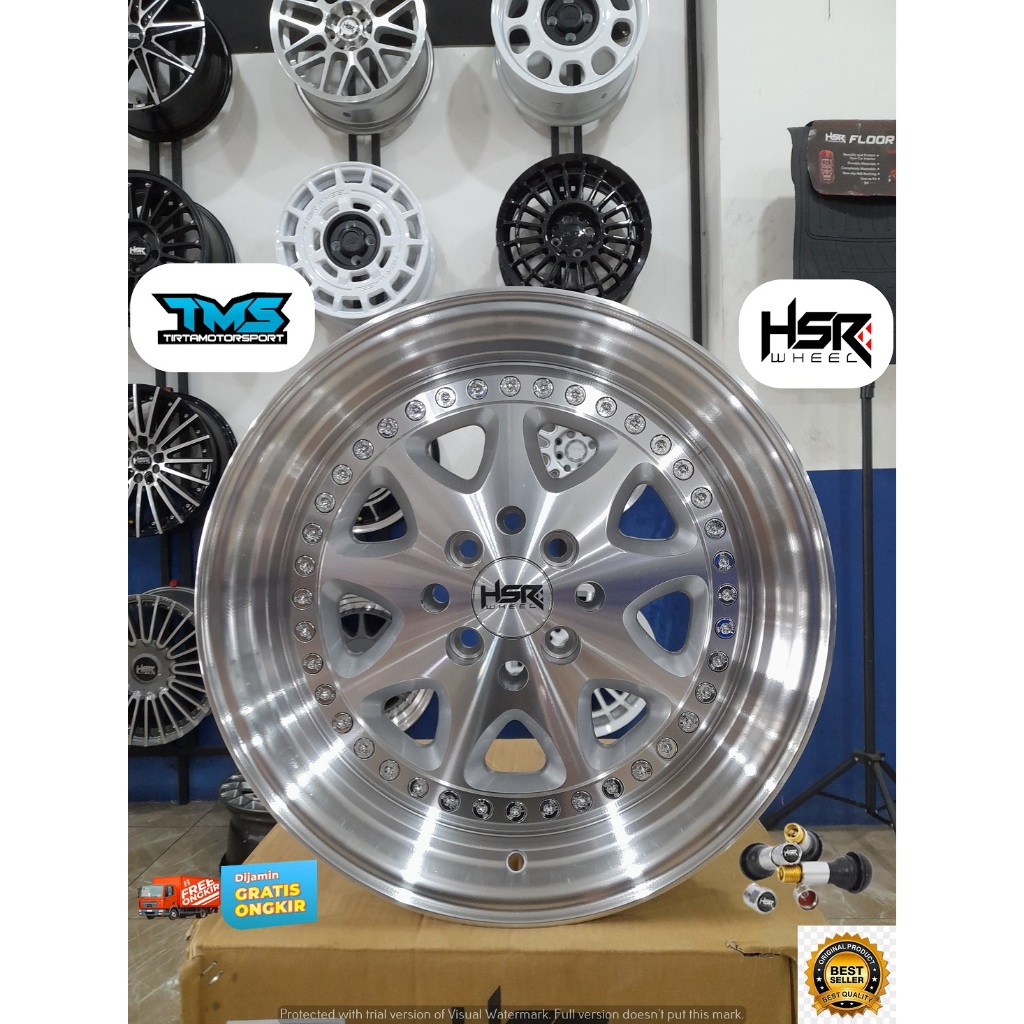 Velg Racing Lebar Ring16 HSR BAVARIA Mobil Jazzfit Brio Freed Mobilio Swift Baleno Yaris Altis Vios