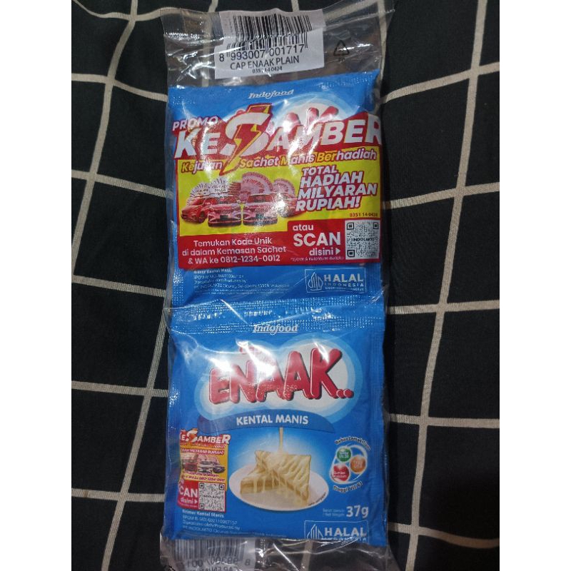 

Enaak Kental Manis Halal 37g